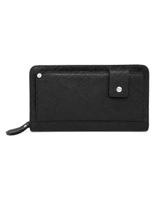 Cartera de mano de piel...