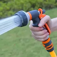 Garden Hose Nozzle with 8 Adjustable Watering Patterns, Multifunctional High Pressure Hose Nozzle for Home, Lawn & Garden Watering, Car Cleaning, Pet Shower