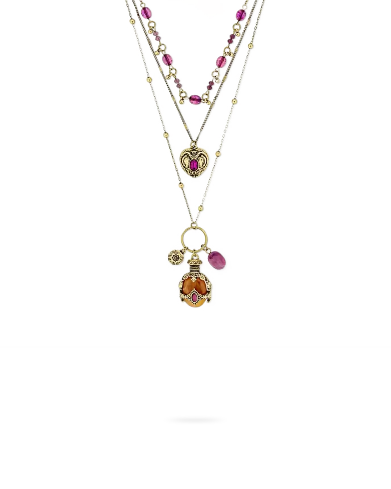 Layering Kette - Purple Boho