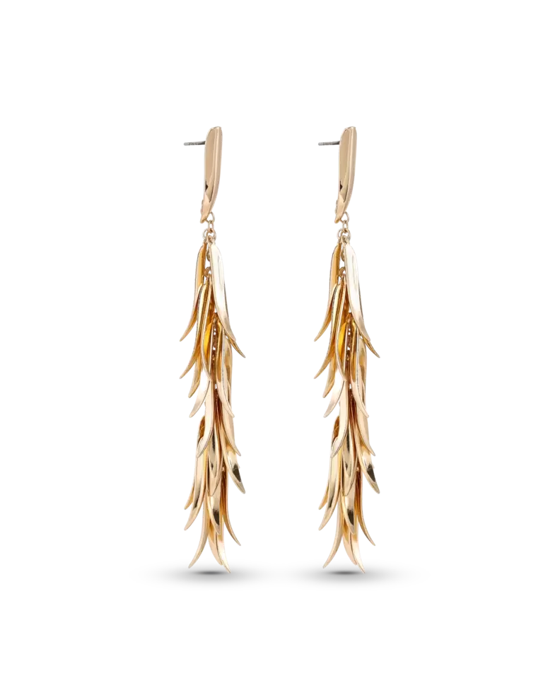 Ohrstecker - Leaf Tassel