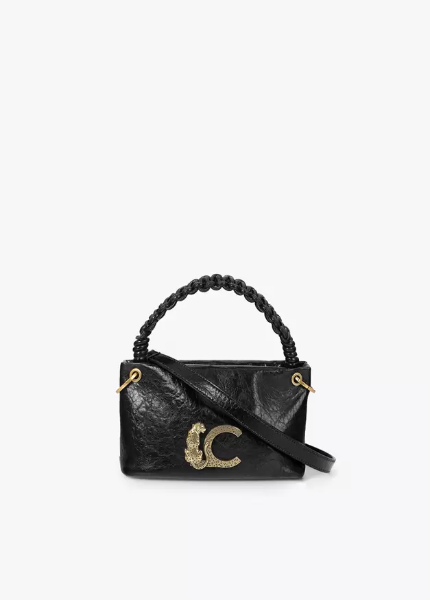 Small Shoulder Bag with Braided Handle Detail