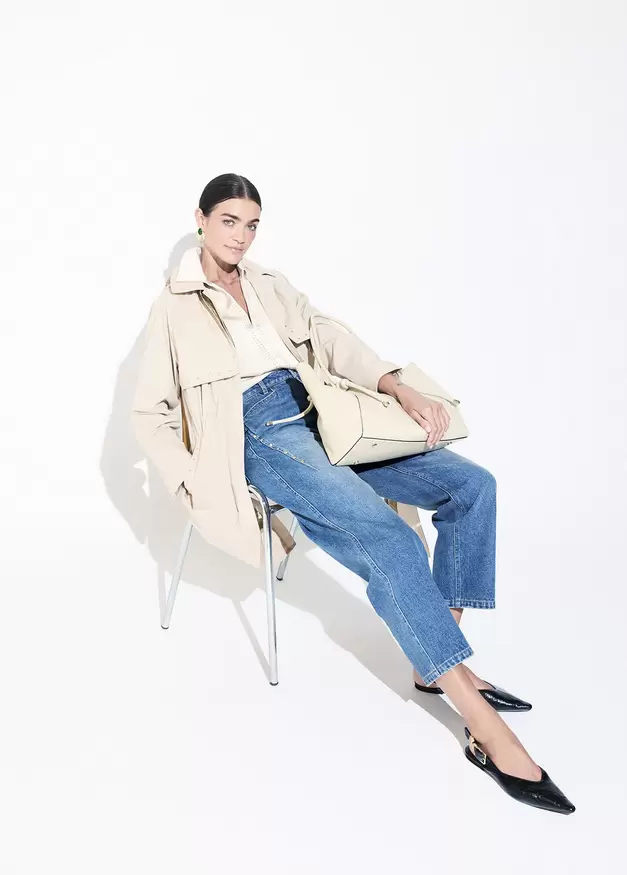 Trench with Studded Detail