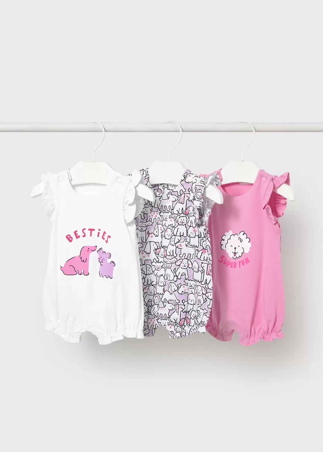Set 3 pijamas recién nacida
