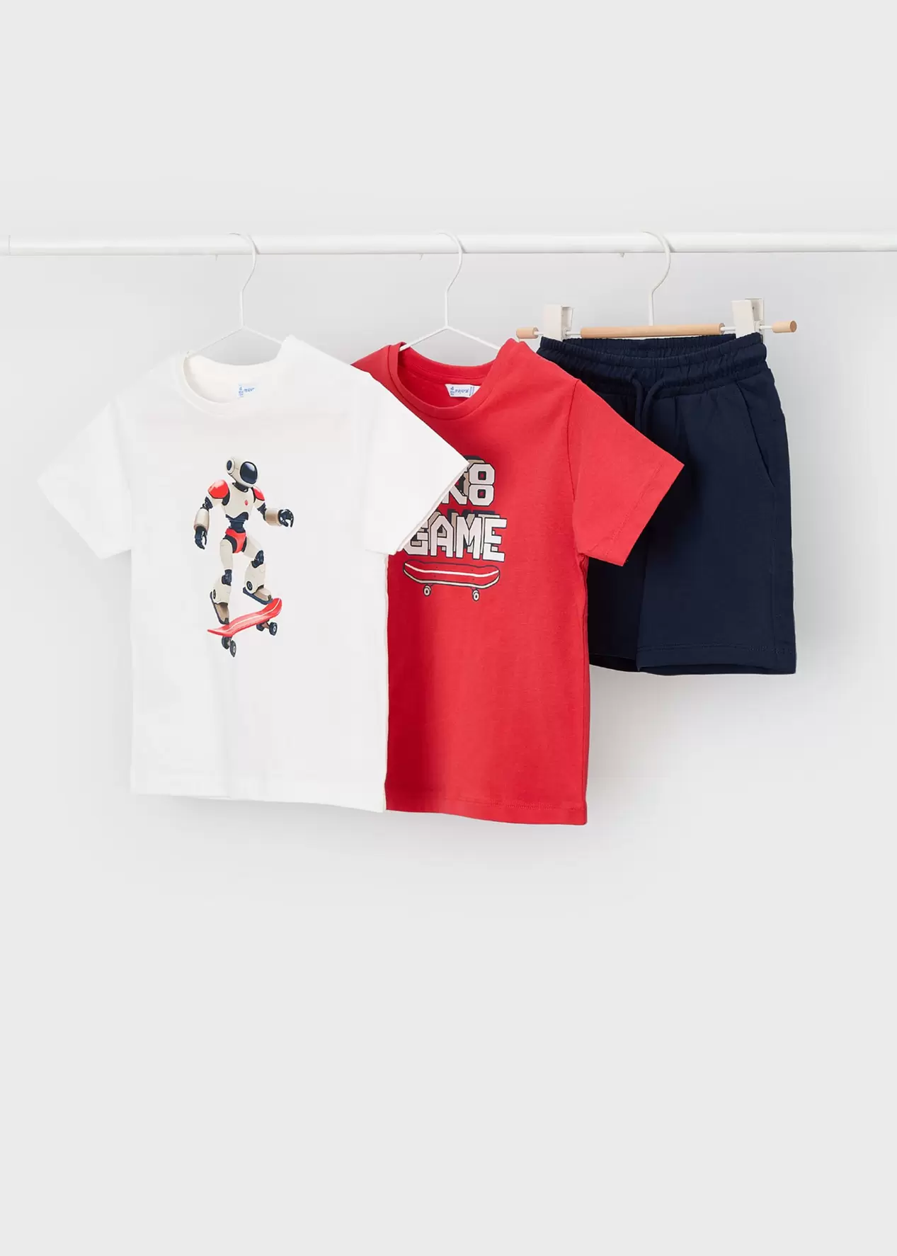 Conjunto 3 piezas robot niño