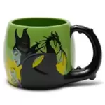 Taza esculpida Maléfica y dragón, La Bella Durmiente