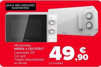 Midea O Cecotec - Microondas