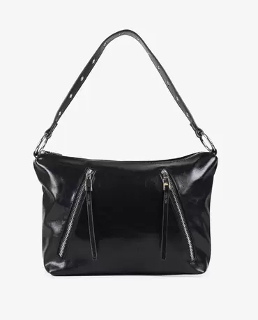BANDOLERA CREMALLERAS NEGRO