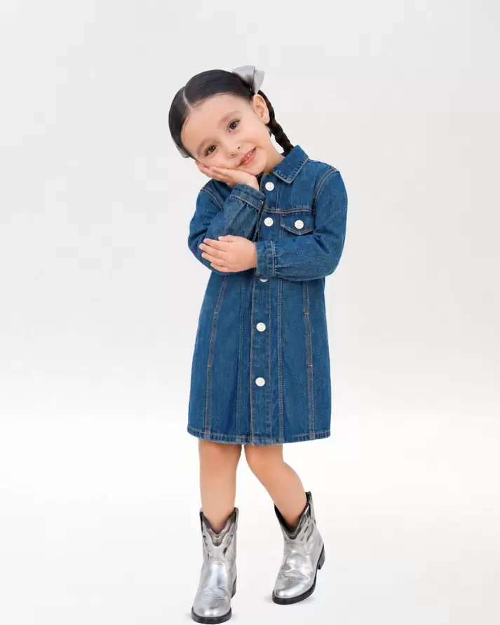 Vestido vaquero niña