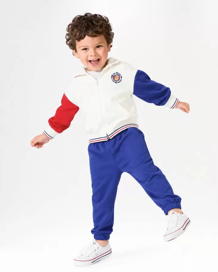 Pantalón jogger de bebé niño azul