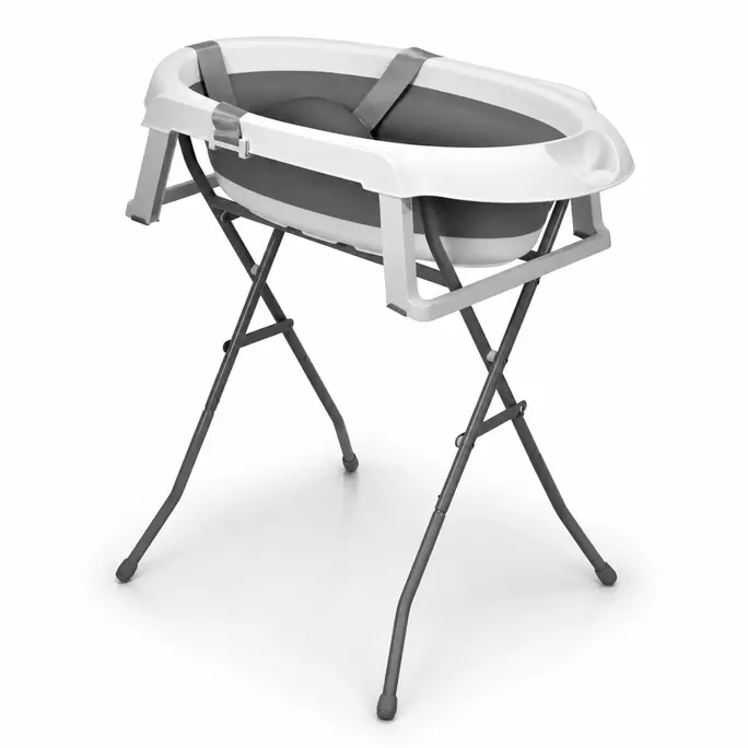 Folding bathtub with legs and Luigi reducer