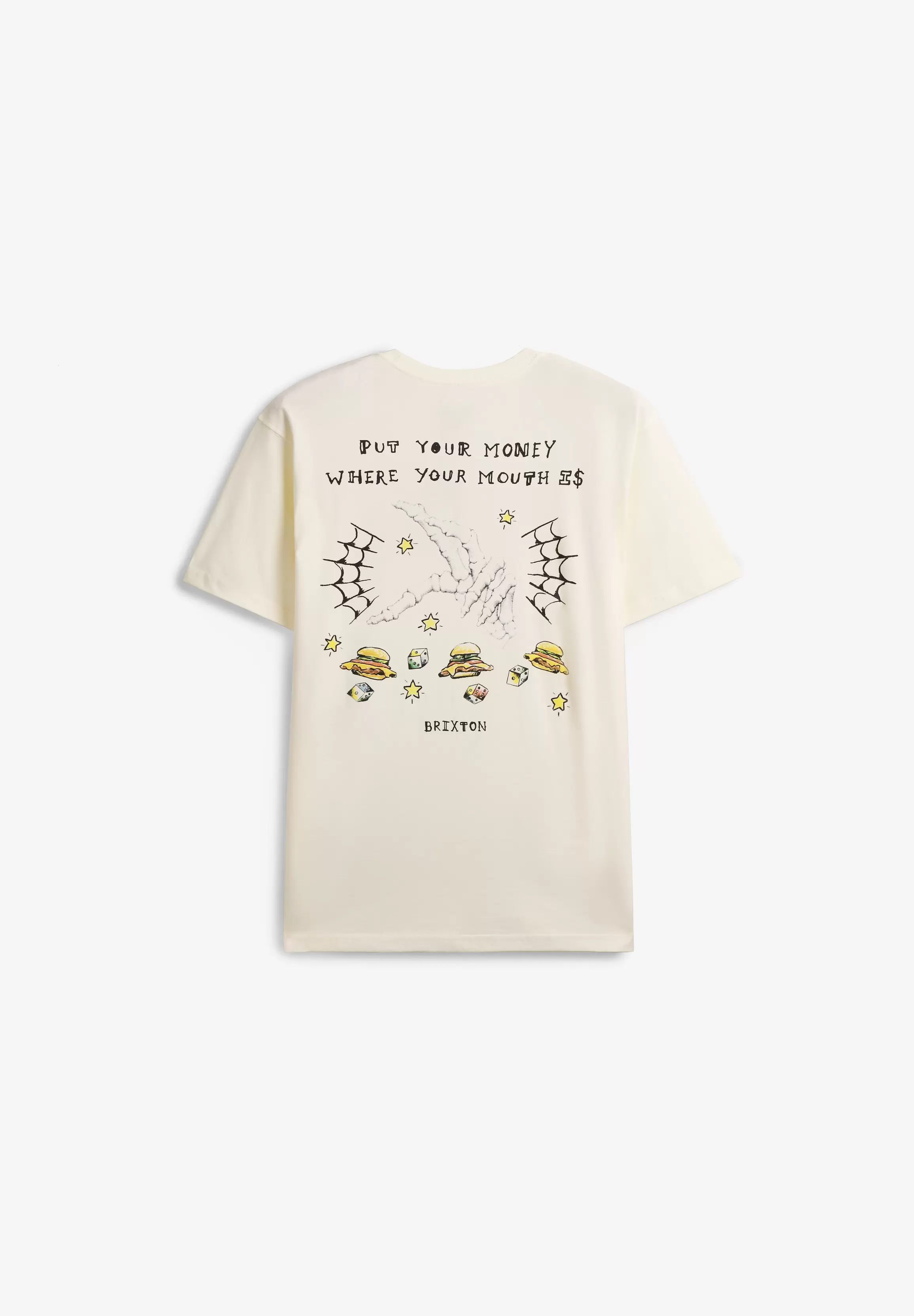 BRIXTON | CAMISETA BURGER SHE WROTE S/S