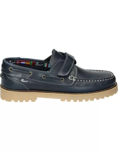 Zapatos Náuticos Cardoso azul marino para niño