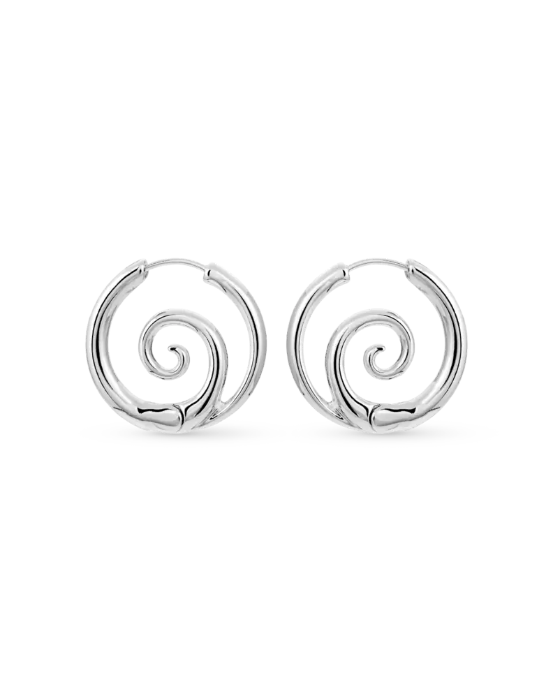 Creolen - Silver Spirals