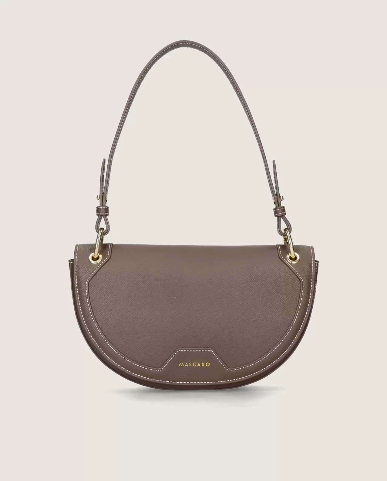 Sella bag in brown leather