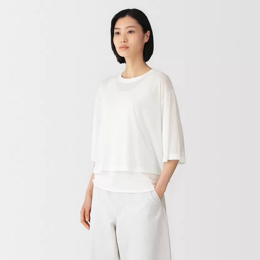 Camiseta de jersey de lyocell para mujer