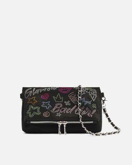Bolso bandolera de fiesta con detalles brillantes ed.