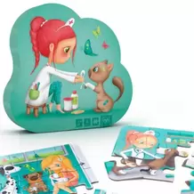 Puzle evolutivo Veterinaria 4 en 1