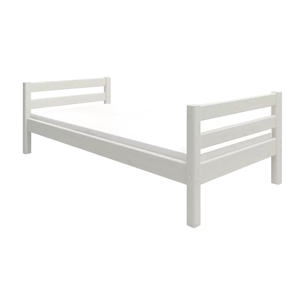 Single Bed, 90x200 cm, White