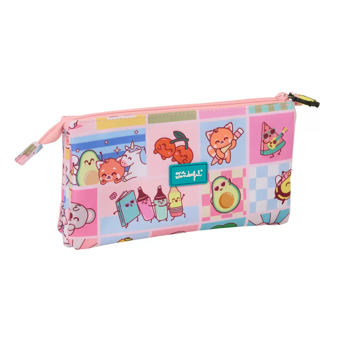 Estuche triple compartimento - Wonder Comic