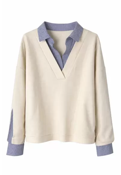 Sweatshirt combinacion CRUDO