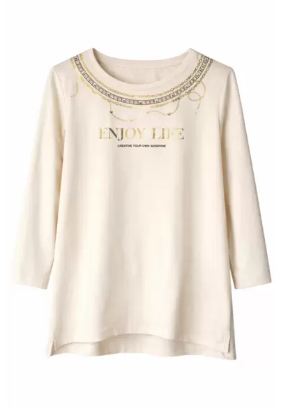 T-shirt collar CRUDO