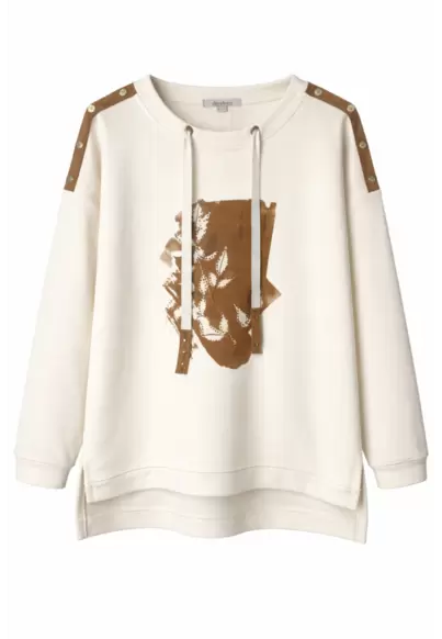 Sweatshirt flower CRUDO