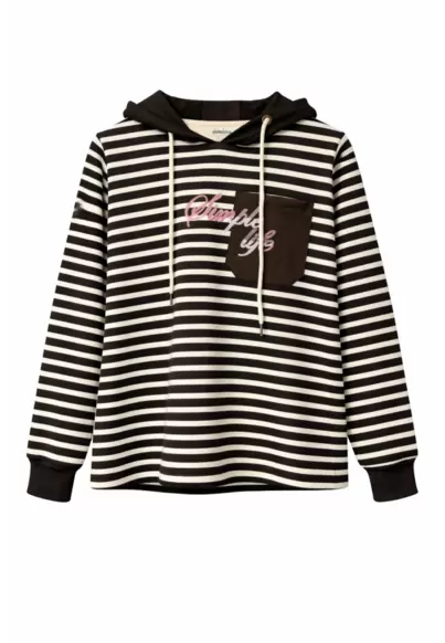 Sweatshirt stripes MARRON