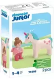 Playmobil Junior Figura Niña y Unicornio 71893