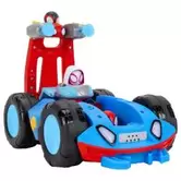 Spidey y amigos vehiculo deluxe team spidey flip & reveal (jazwares iberia - snf0381)