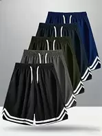 1 Pack Mens Casual Basketball Shorts Quick Dry Running Shorts Streetwear Athletic Gym Shorts Machine Washable