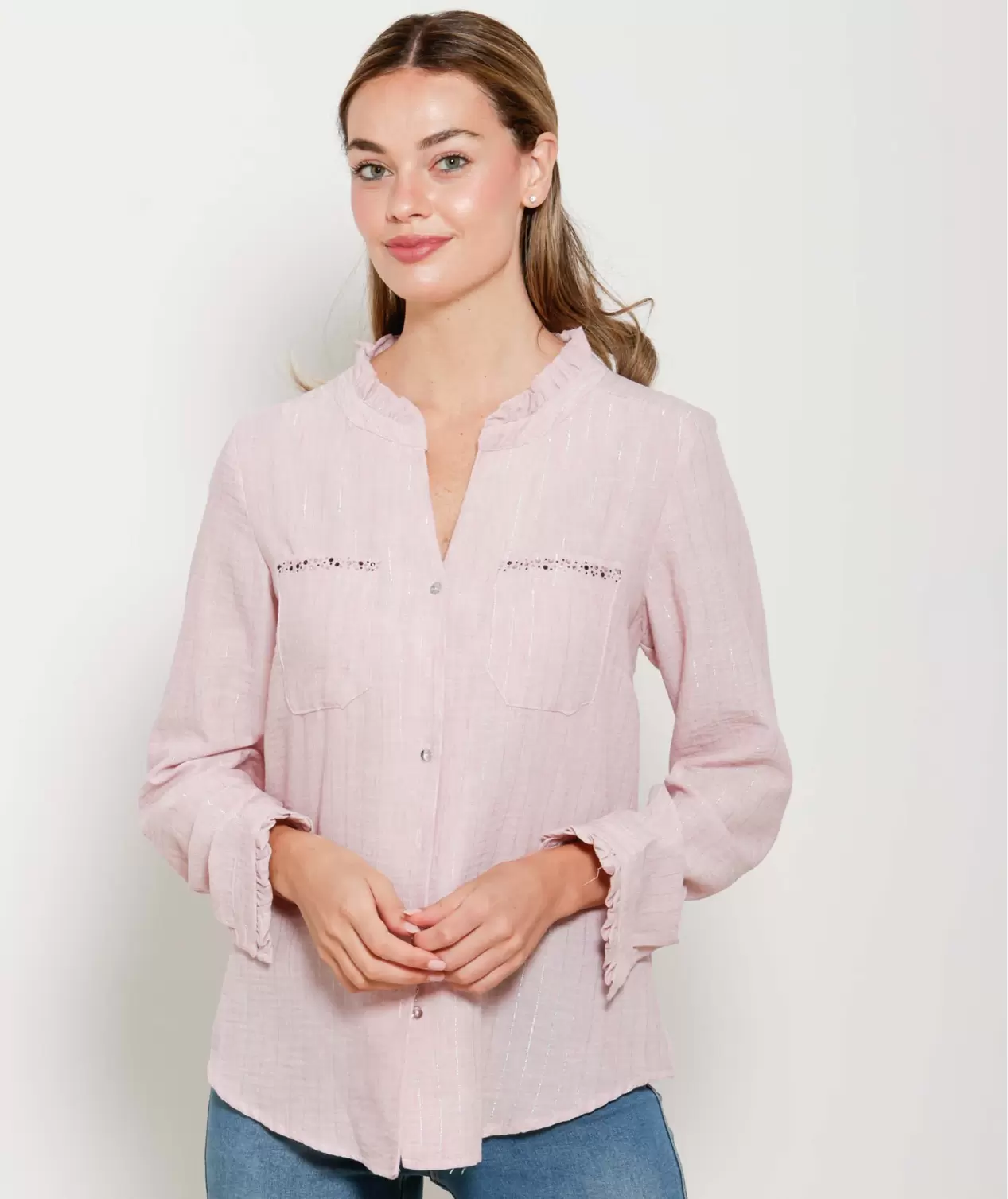 CAMISA NUBE MANGA LARGA...
