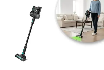 OOQE V-POWER TURBO: Aspiradora de varilla sin cable avanzada con potente motor