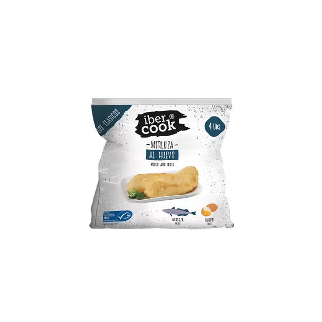 Merluza rebozada al huevo (bolsa de 340g)