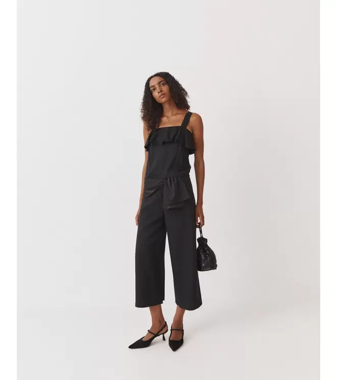 PANTALÓN PALAZZO CON LAZO