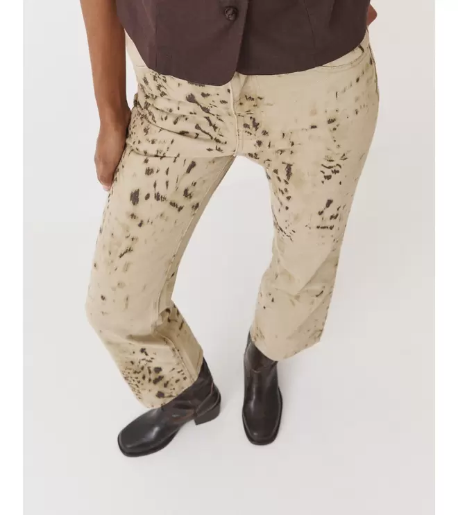 PANTALON STRAIGHT ANIMAL PRINT