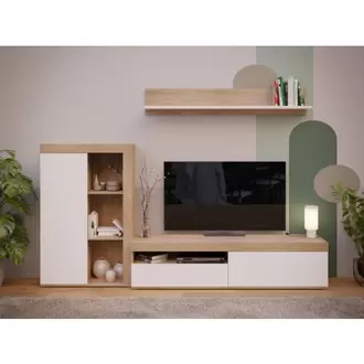 Composición de Salón Sonoma y Blanco Mate ANKLAM L3