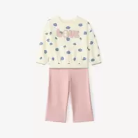 Conjunto de chándal niña bebé con estampado original