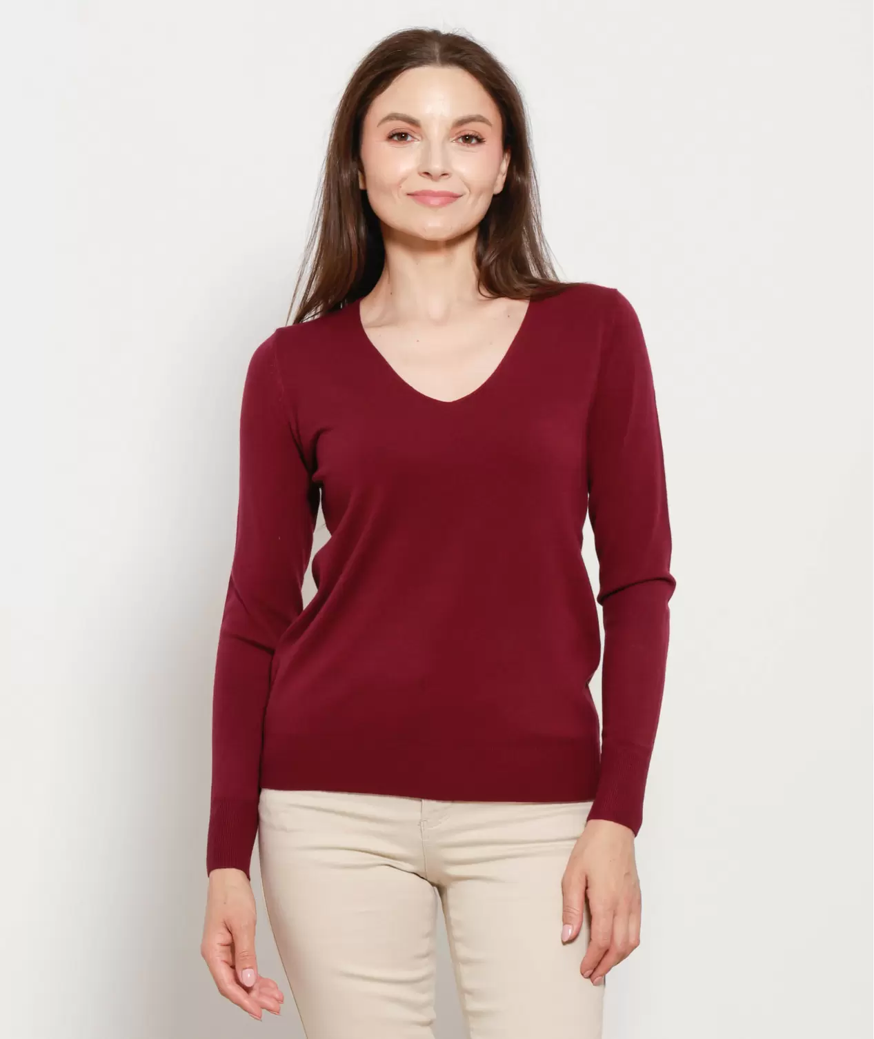 JERSEY 501 COLOR BORGOÑA