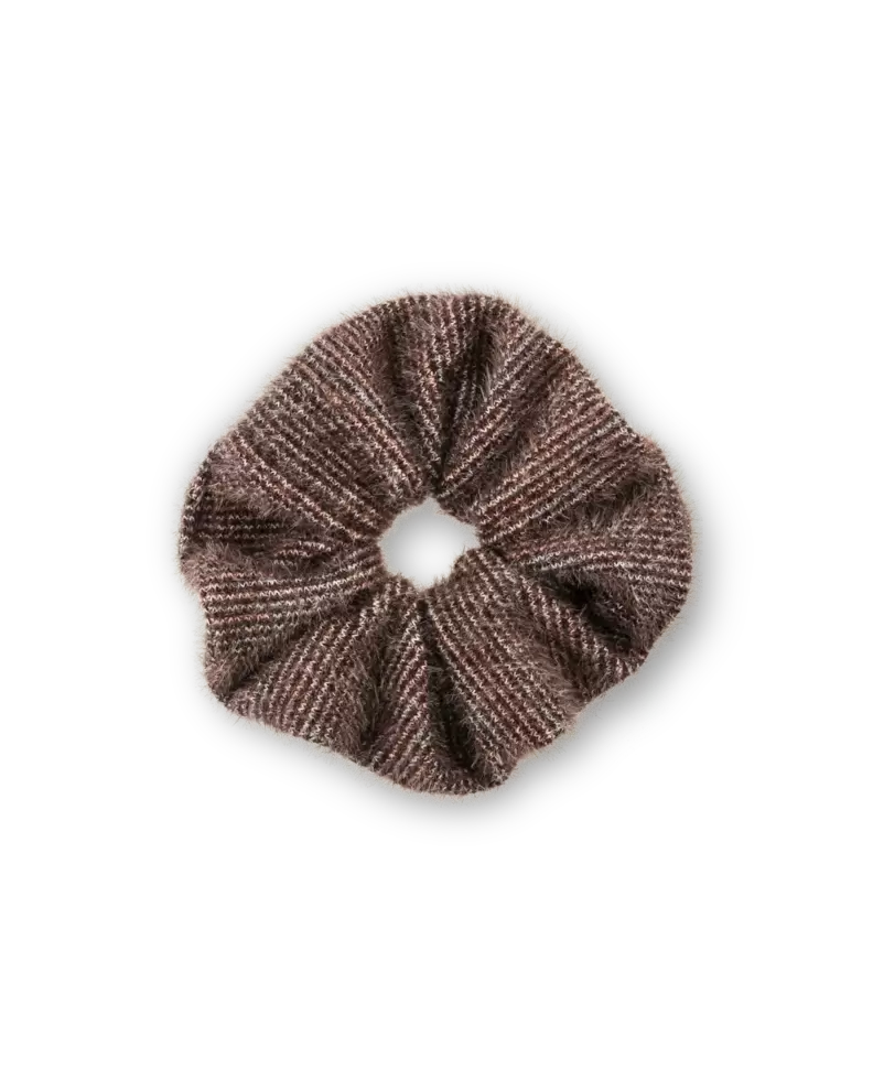 Haargummi - Brown Knit