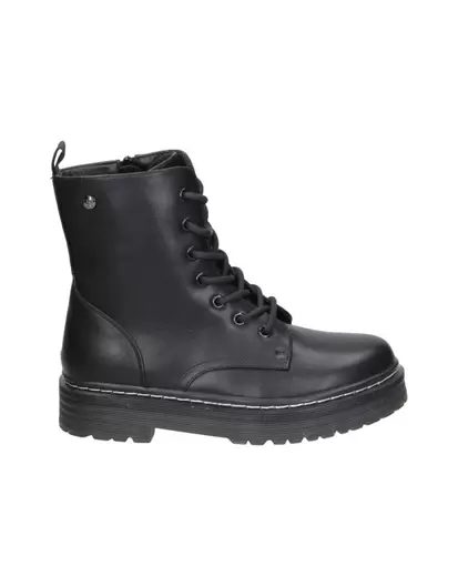 Botines militares D'Angela DZS31985 en negro para moda joven