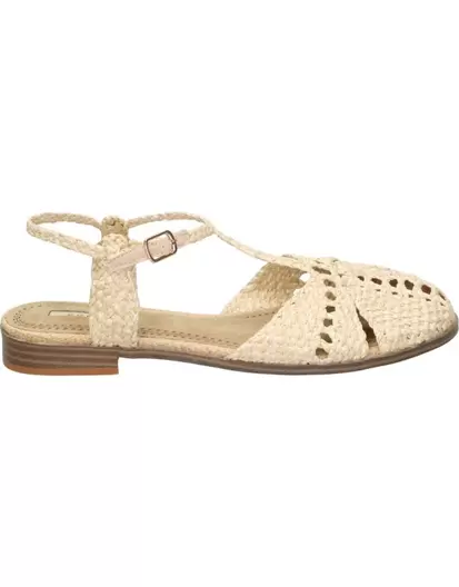 Sandalias beige cómodas para mujer M6391