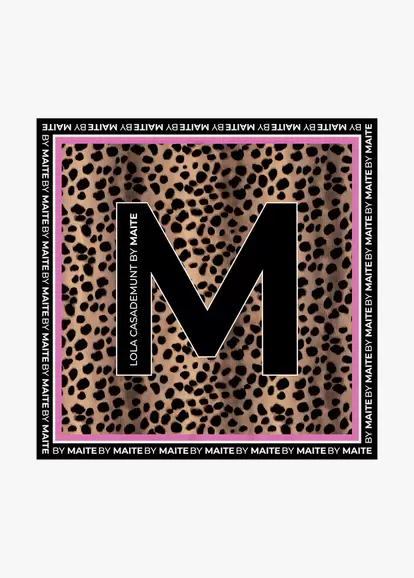 Animal Print Scarf 55x55cm