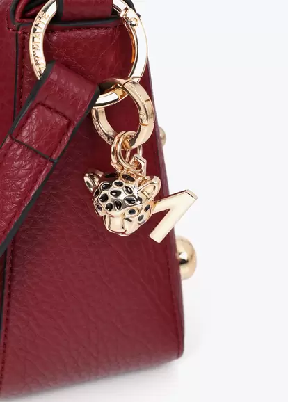 Faux Leather Studded Crossbody
