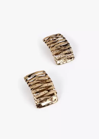 Metallic Nest Earring