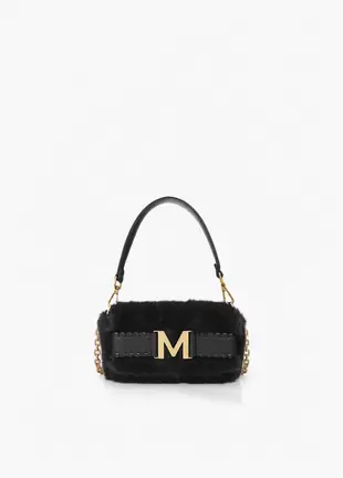 Fur Flap Crossbody Bag