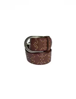 CINTURÓN MIX TACHAS BROWN