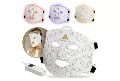 Mascarilla facial LED para casa
