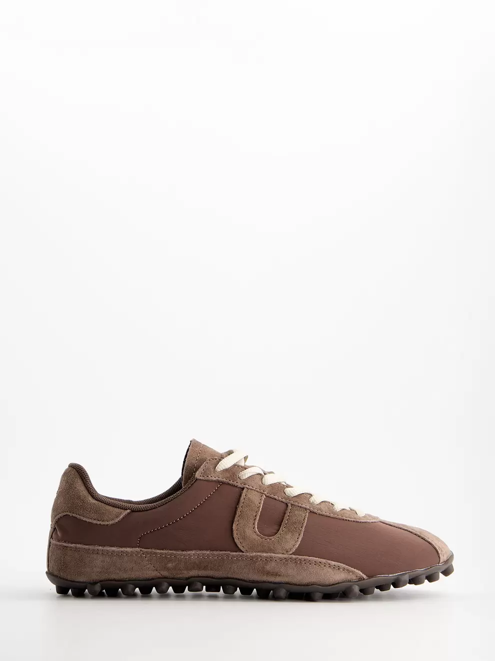 Zapatillas de ante marrón retro - Blow