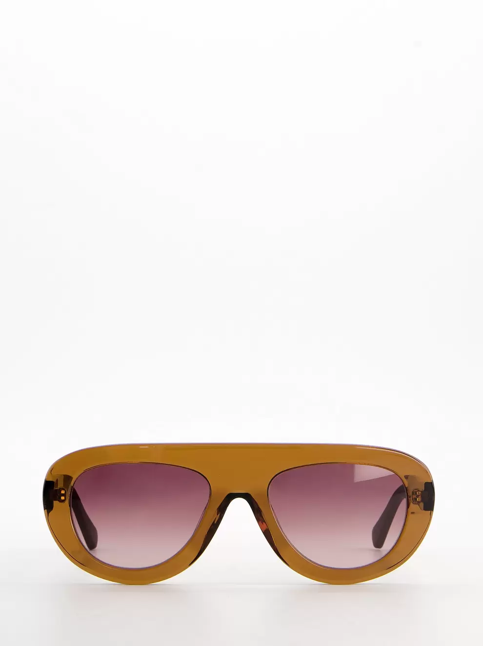 Gafas de sol ámbar con lente rosa degradada - Brera