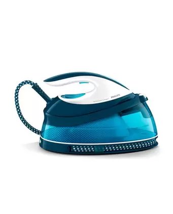 Centro de planchado Philips PerfectCare Compact GC7840/20 con Tecnología OptimalTemp - Azul